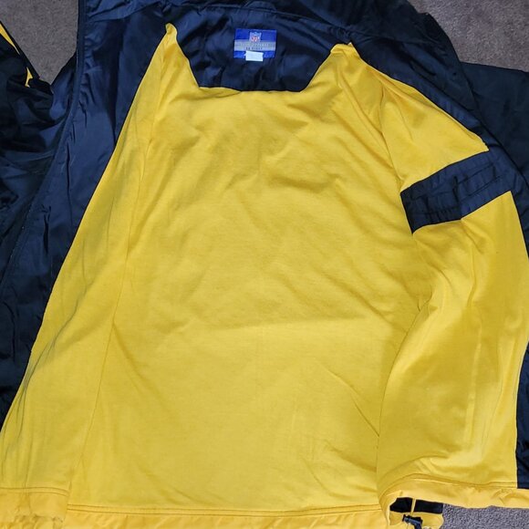 Reebok On Field Team Apparel Pittsburgh Steeler 2XL Lined Windbreaker - Picture 9 of 9
